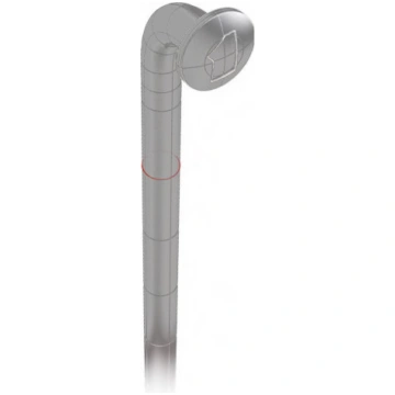 Spieķis Mach1 2.00mm galvanized 14G 292mm VEL-J-SP