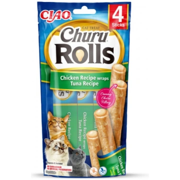 INABA Churu Rolls Chicken recipe wraps Tuna recipe