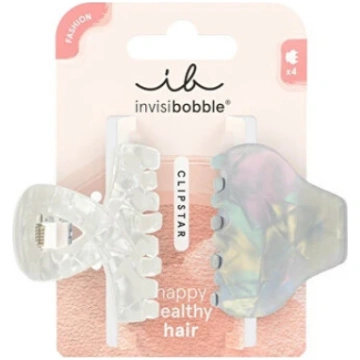 "Invisibobble Clipstar Pearly Frost M - Matu griez