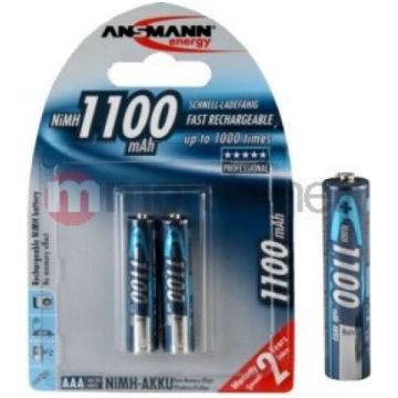 Ansmann Akumulators Aaa / R03 1100mah 2gab