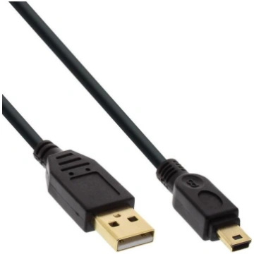 Kabelis Usb Inline Usb-a - Miniusb 3 M Melns (3183