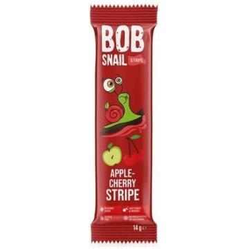 Veselīgs ābolu-ķiršu našķis 14g, Bob Snail