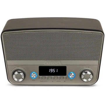Aiwa BSTU-750BK Vintage Compact Active Stereo skaļ
