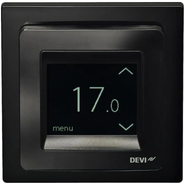 Danfoss DeviReg Touch termoregulators, melns 140F1