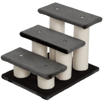 Suņu trepes 3 pakāpieni 34 cm augstas, mājdzīvniek