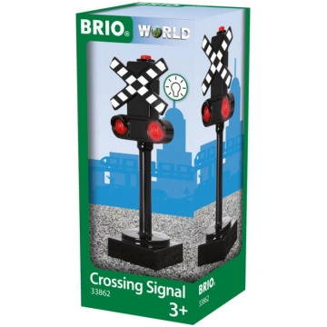 Luksofors Brio World Crossing Signal 33862, melna 