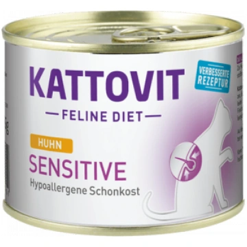 Kattovit Sensitive ar vistu 6 x 185g - Konservi ju