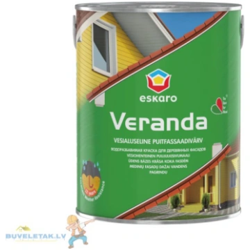 Krāsa Escaro Veranda pelēka 0.9L 31814