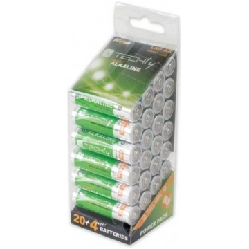 Techly Bateria High Energy Aa / R6 24 gab