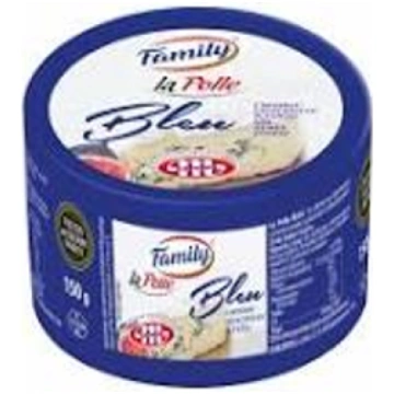 SIERS BRIE LA POLLE AR ZILO PELĒJUMU 150G