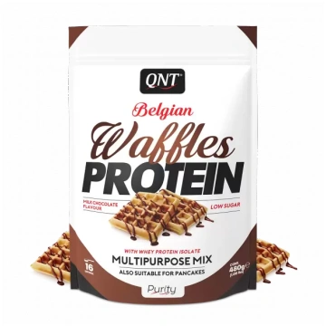 QNT Belgian Waffles Protein 480g. Olbaltumvielu va