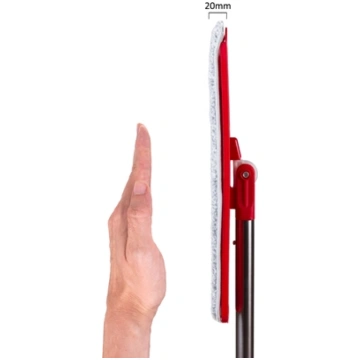 Flat Mop + Bucket + Telescopic Pole + 2 x Microfib