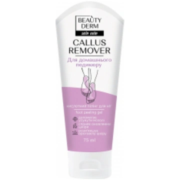 BEAUTYDERM Callus Remover Skābju pīlinga želeja pē