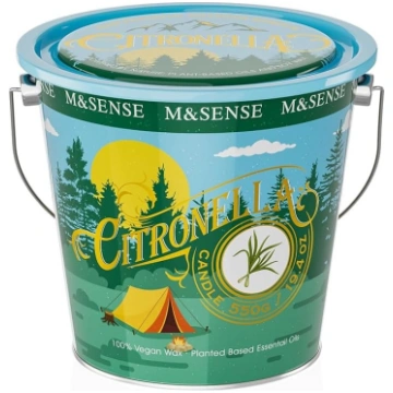 M&SENSE Citronzāles sveces āra sveces, 110 stundu 