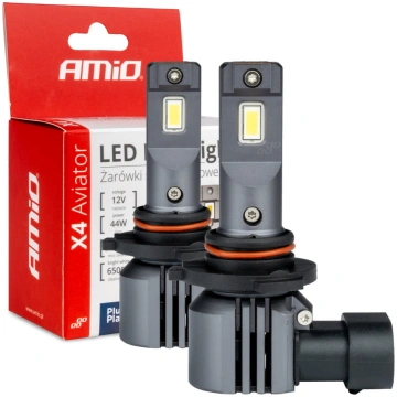 LED auto spuldzes x4 sērijas aviator hb3 6500k can