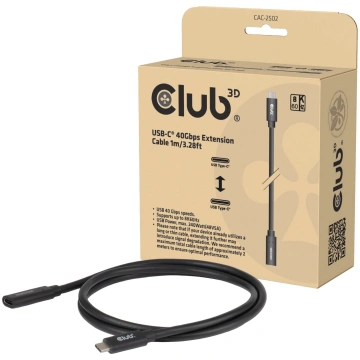 Club 3D CAC-2502 - USB-C extension cable - USB-C t