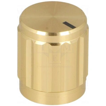 Knob | with pointer | aluminium,thermoplastic | Øs