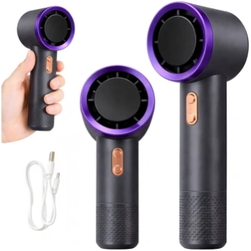 Pārnēsājams rokas mini USB ventilators uzlādējams,