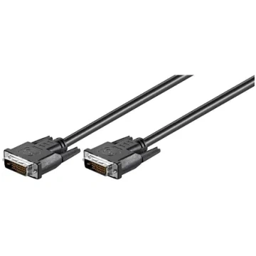 Goobay | DVI-D FullHD kabelis Dual Link, niķelēts