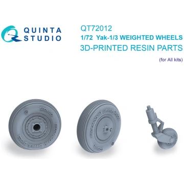 Yakovlev Yak-1 / Yak-3 - 3D-Printed Weighted Wheel