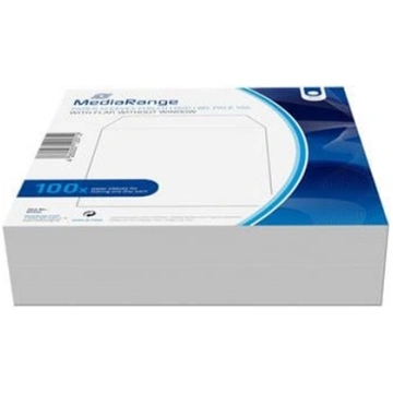 CD MEDIA ACC PAPER SLEEVES/WHITE 100PACK BOX66 MED