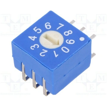 Encoding switch; DEC/BCD; Pos: 10; THT; Rcont max: