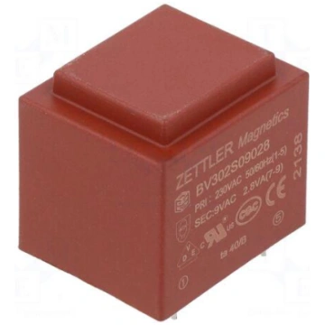 Transformer: encapsulated | 2.8VA | 230VAC | 9V | 