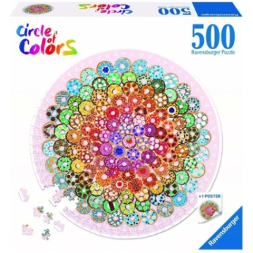 Ravensburger mīkla krāsu aplis Donuts 500pc 17346