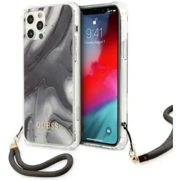 Guess Marble Collection cietais vāciņš iPhone 12 P