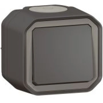 NEW PLEXO IP55 antracīta virsapmetuma spiedpoga 06