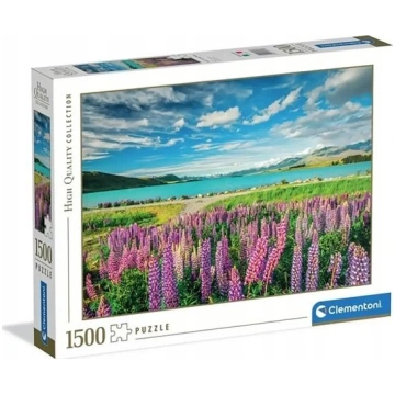 Clementoni Puzzle HQ Lupins at Lake Tekapo 1500 el