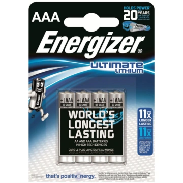 Energizer 1x4 ENERGIZER Ultimate Lithium Micro AAA