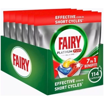 FAIRY Platinum Plus All In One Lemon Dishwasher Ma