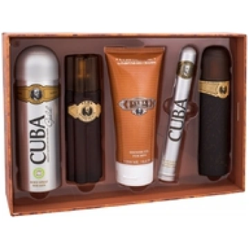 Cuba Cuba Must Have Gold Gift Set EDT 100 ml, 35 m