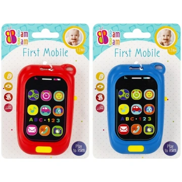 Rotaļu telefons BamBam First mobile, 12 cm, (krāsa