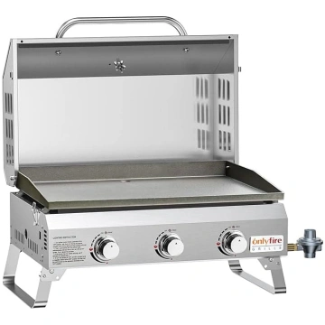 ONLYFIRE GRILLS Galda gāzes grils ar salokāmām kāj