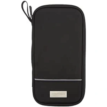 Amazon Basics RFID Blocking Travel Wallet - Black 