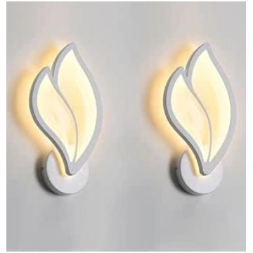 Pack of 2 Wall Light LED Indoor 12 W Creative Leaf