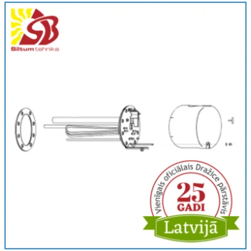 Dažādi sildelementi RDU 1 - 3 kW