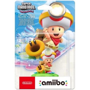 Nintendo amiibo Captain Toad AND Talking Flower (S