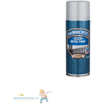 Krāsa Hammerite aerosols melna metālam 400ml 24656