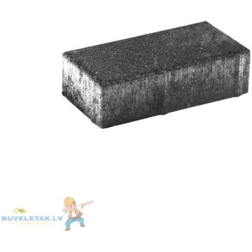 Bruģis Prizma 6 20*10*6 pelēks SPEC.CENA (1m2-50gb