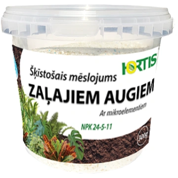 Hortis šķīstošais mēslojums Zaļajiem augiem 300g 4