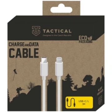 Tactical Smooth Thread USB-C/Lightning Kabelis 1m 