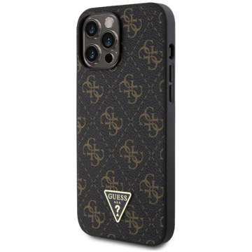 Guess PU Leather 4G Triangle Metal Logo Case