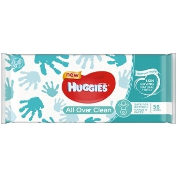 SALVETES MITRĀS BĒRNIEM HUGGIES OVER CLEAN 56GAB
