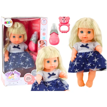 Lelle - jaundzimušais ar aksesuāriem Lean Toys Tut