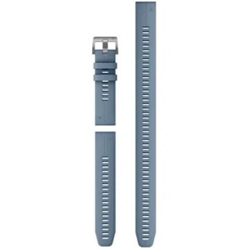QuickFit 22 Dive Watch bands, Hurricane blue silic