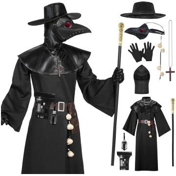 „Spooktacular Creations“ vīriešu mēra ārsta melnai