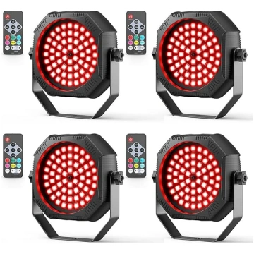 30 W mini RGBW baterija 60 LED Par gaisma ar tālva